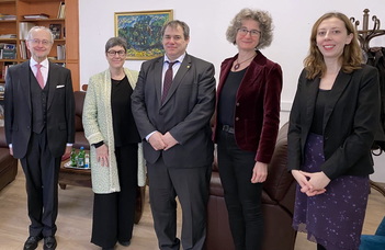 The president of the Dutch Language Union visited ELTE