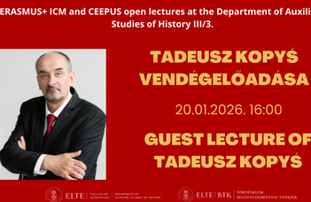 Open lecture by Tadeusz Kopyś (Jagiellonian University).