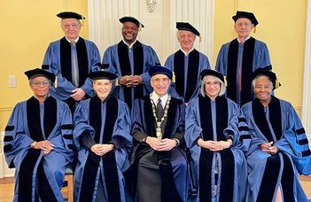 László Lovász was awarded an honorary doctorate by Yale University