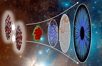 Space-time geometry of quark matter revealed