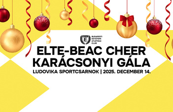 Christmas Gala Show by the ELTE-BEAC and Semmelweis University Cheerleading Teams...