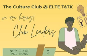 Apply to the Culture Club at the Faculty of Social Sciences