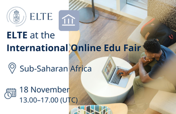 Join ELTE at the Begin Sub-Sahara Africa virtual fair to explore study opportunities in Budapest