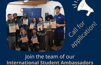 Call for ELTE International Student Ambassadors for the 2025/2026 Spring Semester