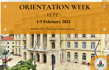 ORIENTATION WEEK 2020/2021 SPRING (1-5 February 2021)