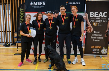 Az ELTE mindkét csapata dobogós lett a csörgőlabda MEFOB-on