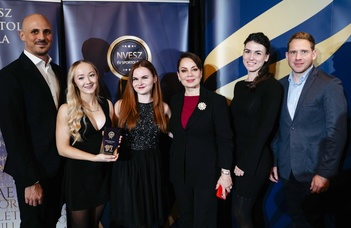Év Sportolója Díjat kapott az ELTE cheerleader csapata