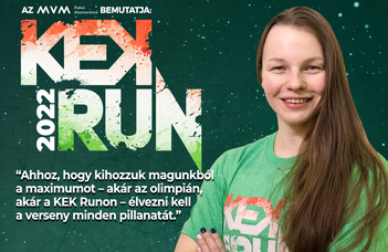 Leimeter Dóra a KEK mellett