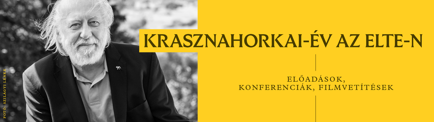Krasznahorkai-év az ELTE-n