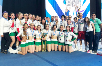 Európa-bajnokok az ELTE-BEAC cheerleaderei