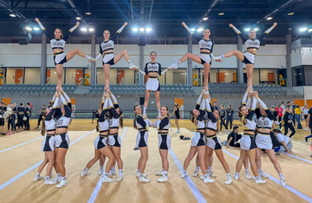 ELTE-s sikerek a téli cheerleader-bajnokságon